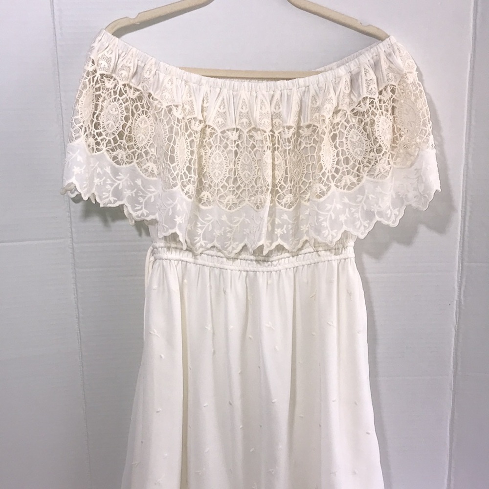 Astr the Label dress Tatiana off the shoulder Sz S - Picture 11 of 13